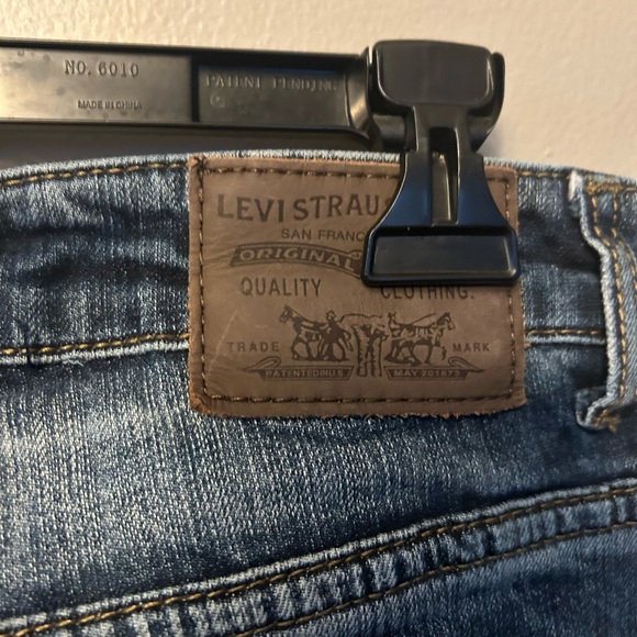 Levi’s jeans - selvedge denim medium blue factory faded/distressed 501 - Picture 7 of 14